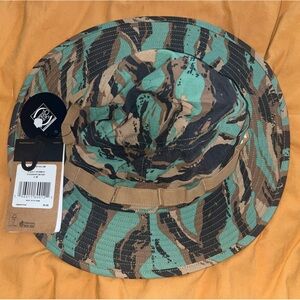 The North Face Green Camo Sun Bucket Hat Sz S/M UNISEX NWT